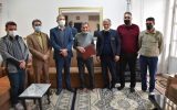 رئیس هیات ورزش کارگران استان از پیشکوت فوتبال یزد عیادت کرد