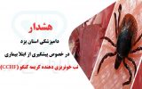 خطر ابتلا به بیماری تب کریمه کنگو با گرم شدن هوا خطر ابتلا به بیماری تب کریمه کنگو با گرم شدن هوا