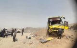 اعزام ۹ مصدوم حادثه واژگونی اتوبوس به مراکز درمانی اعزام ۹ مصدوم حادثه واژگونی اتوبوس به مراکز درمانی