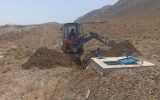 ترمیم خط لوله اصلی برای پایداری آب‌رسانی به روستاهای بهاباد