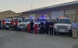 اعزام ناوگان امدادی هلال‌احمر یزد به طرح اربعین حسینی در عراق